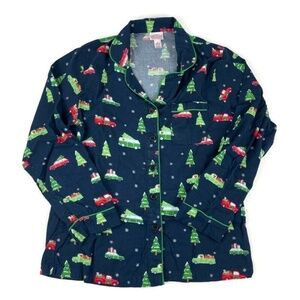 Wondershop Boys Pajama Top Blue Small